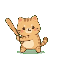 1本の動画から作ったAPNG その1。バットを振る