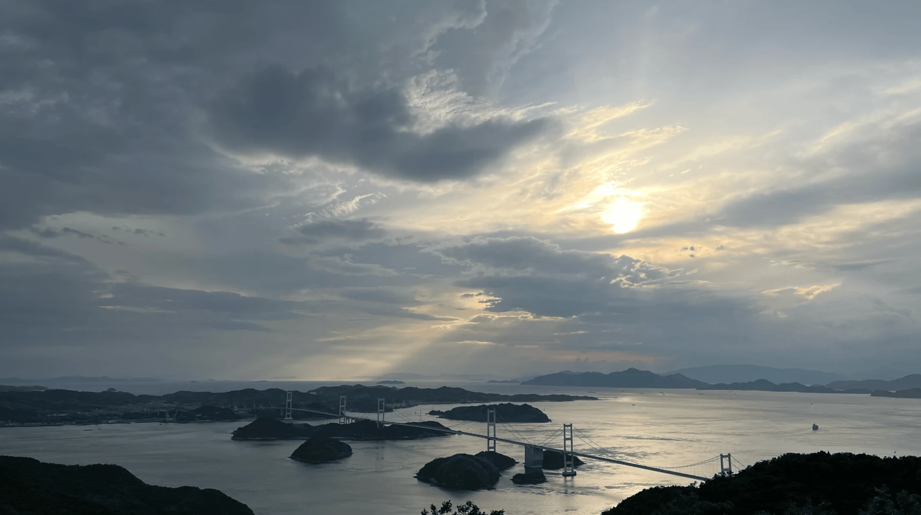 亀老山展望公園からの夜景